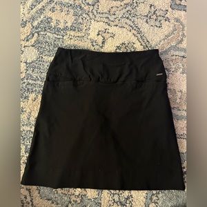 black skirt with pockets